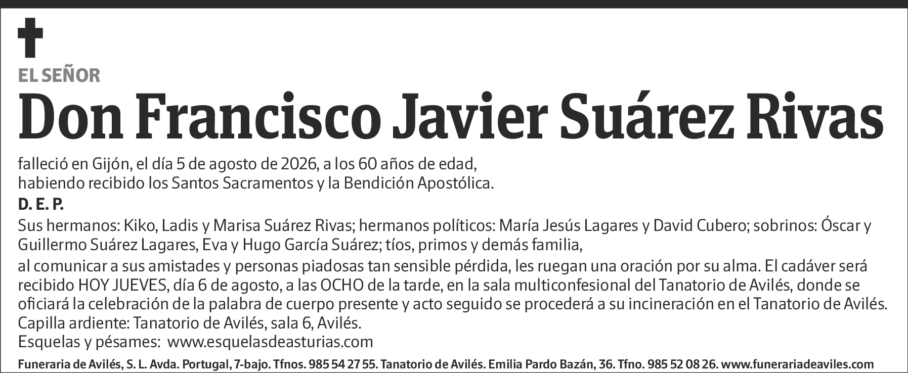 Francisco Javier Suárez Rivas