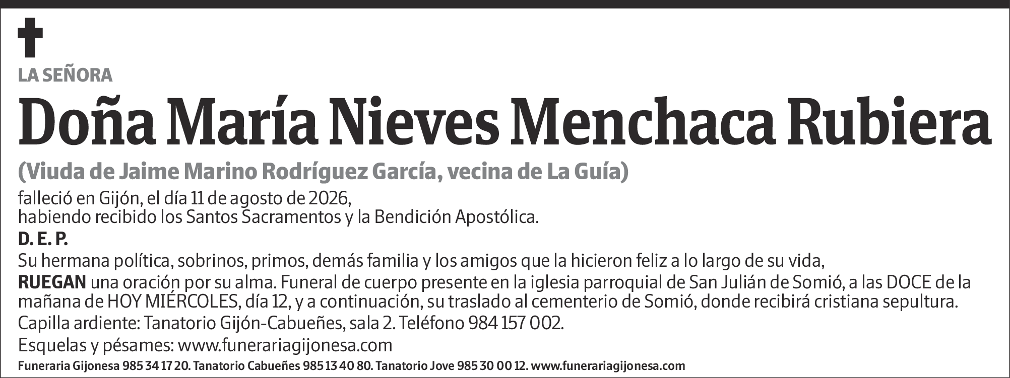 María Nieves Menchaca Rubiera