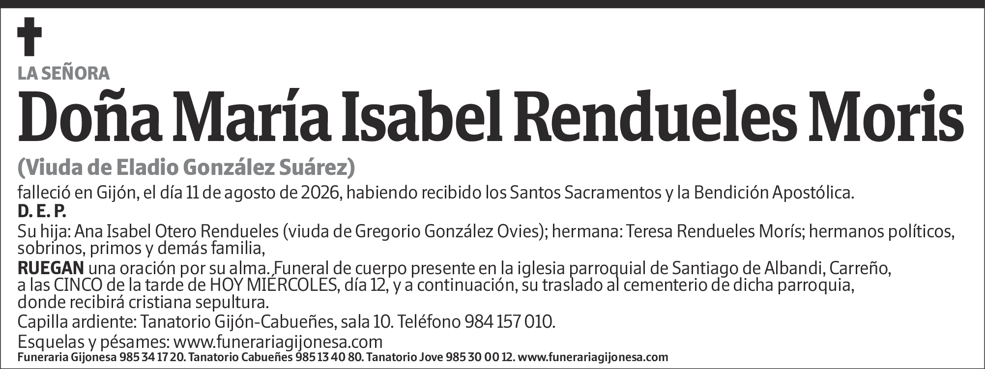 María Isabel Rendueles Moris