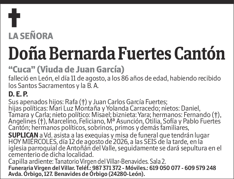 Bernarda Fuertes Cantón
