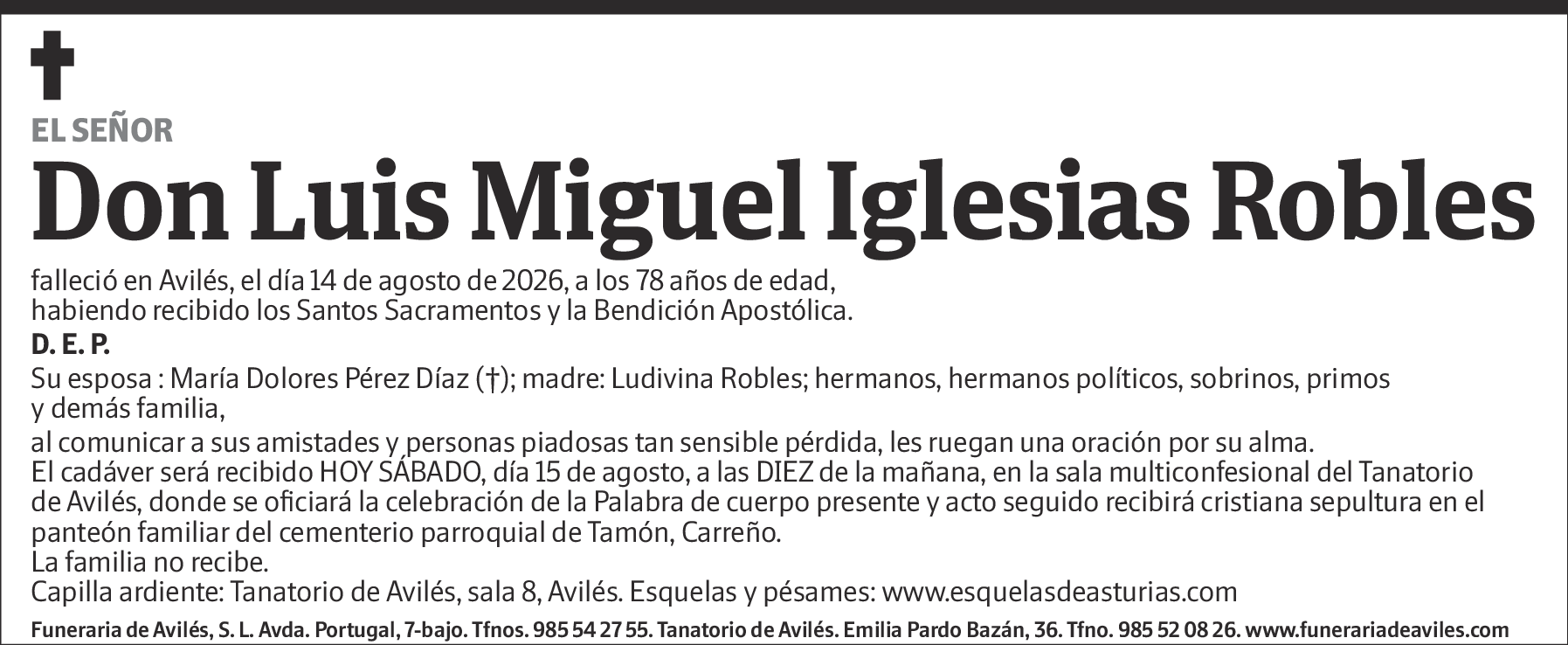 Luis Miguel Iglesias Robles