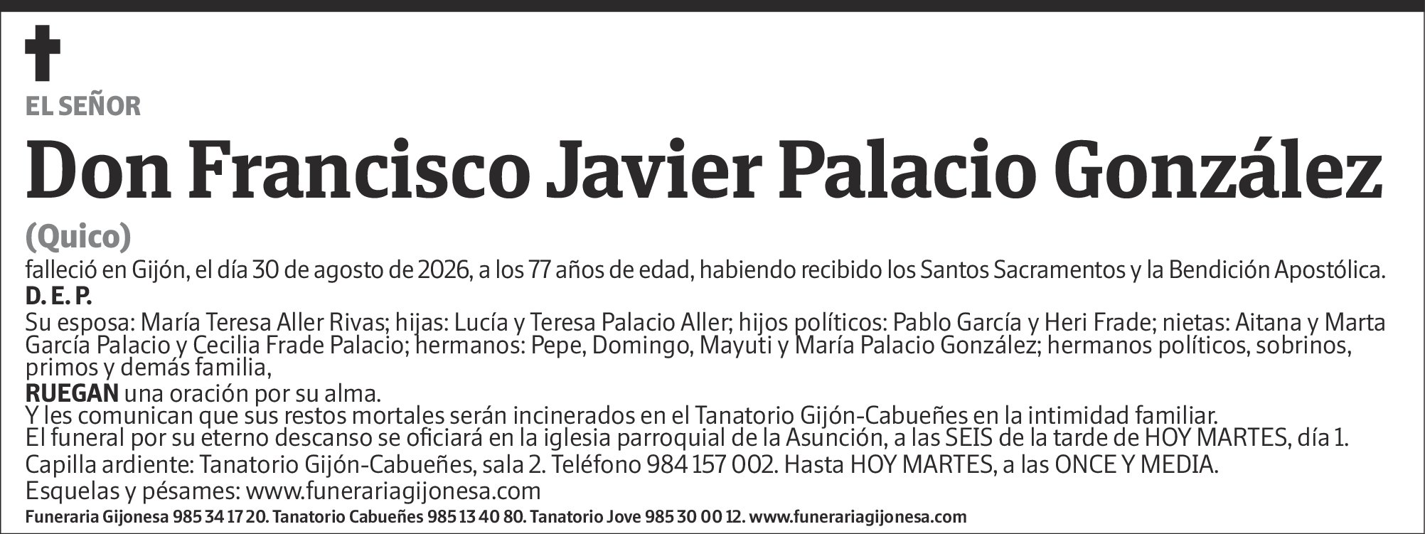 Francisco Javier Palacio González