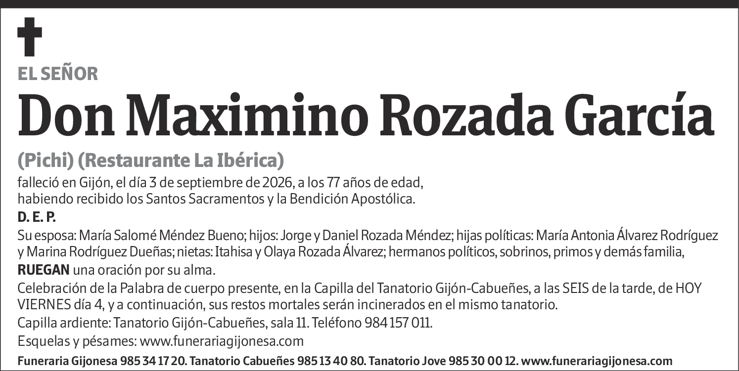Maximino Rozada García