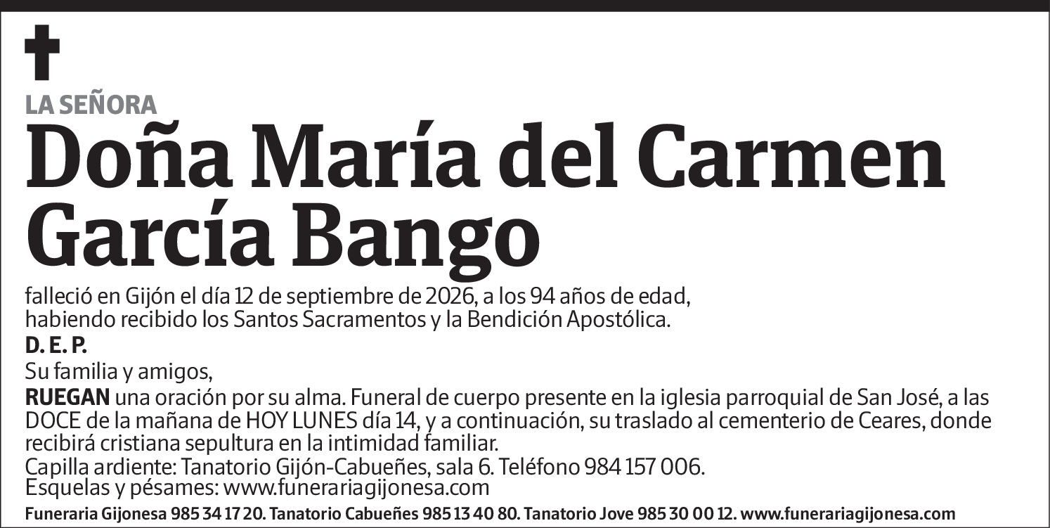María del Carmen García Bango