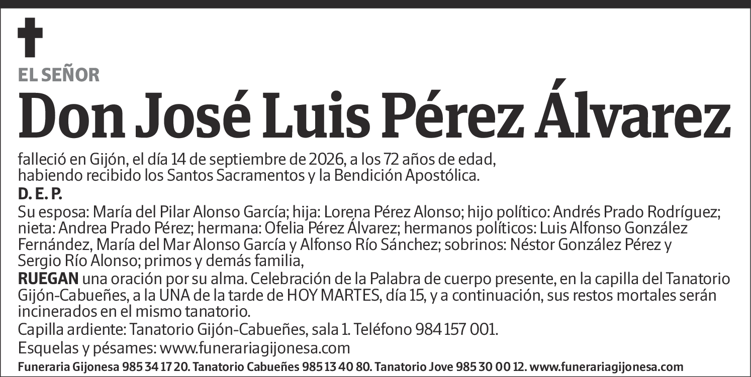José Luis Pérez Álvarez