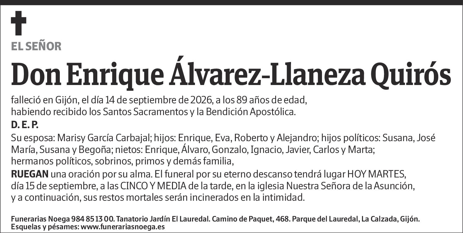 Enrique Álvarez-llaneza Quirós