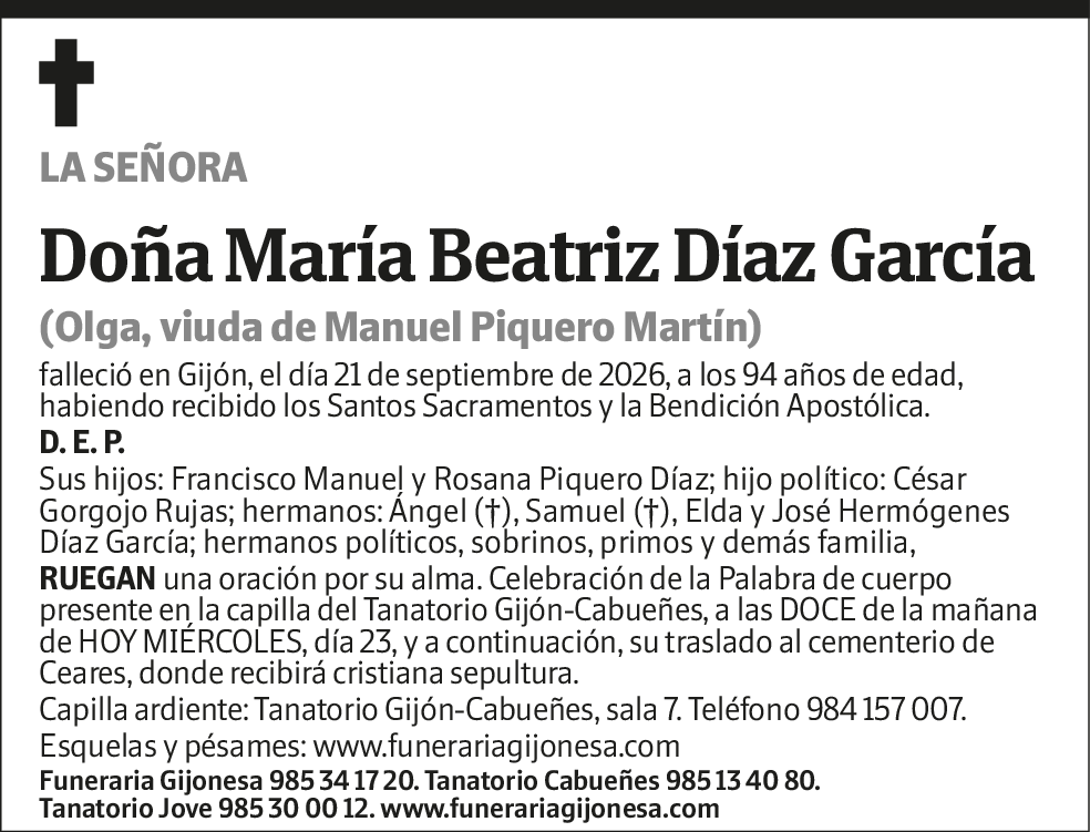 María Beatriz Díaz García