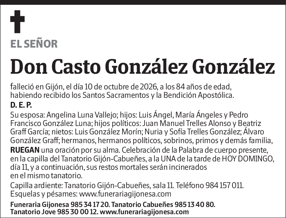 Casto González González