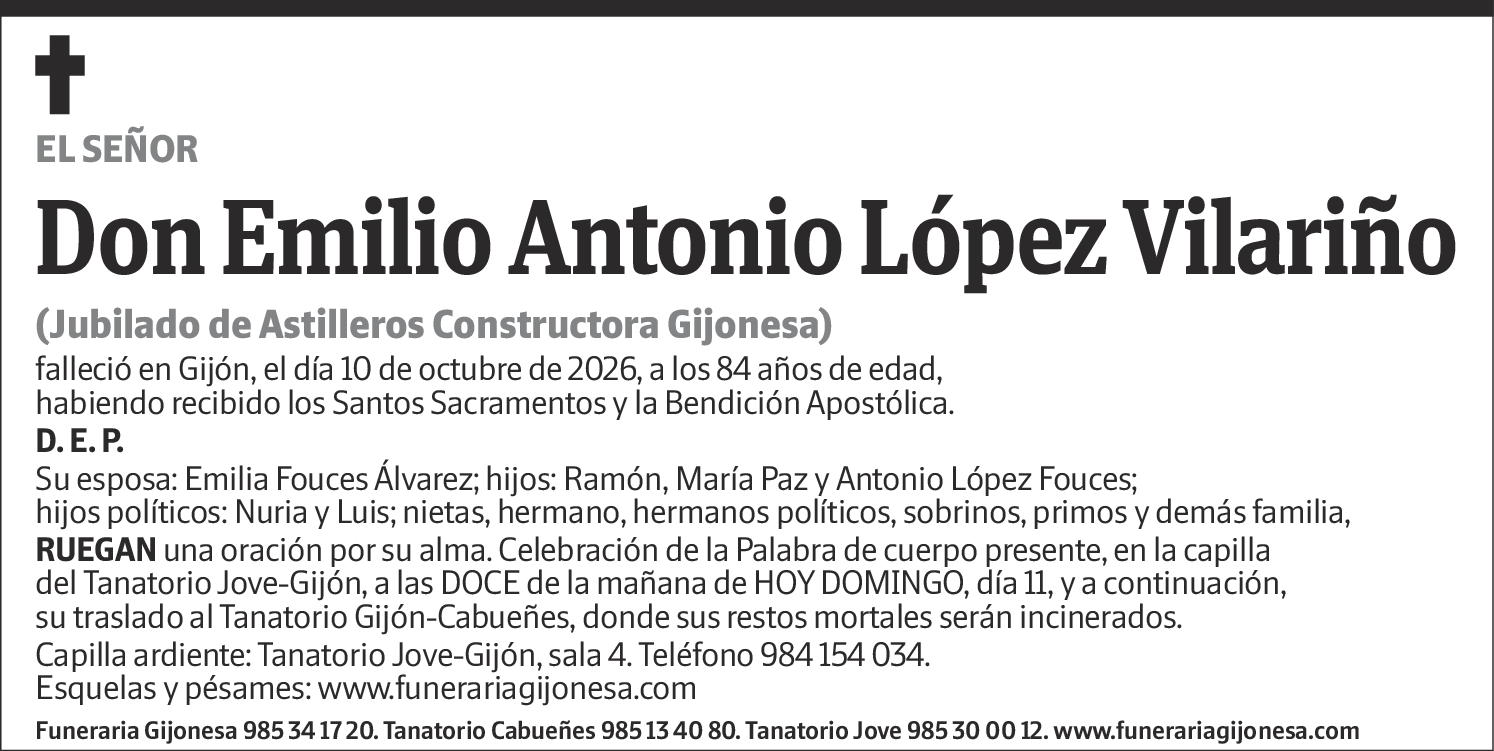 Emilio Antonio López Vilariño