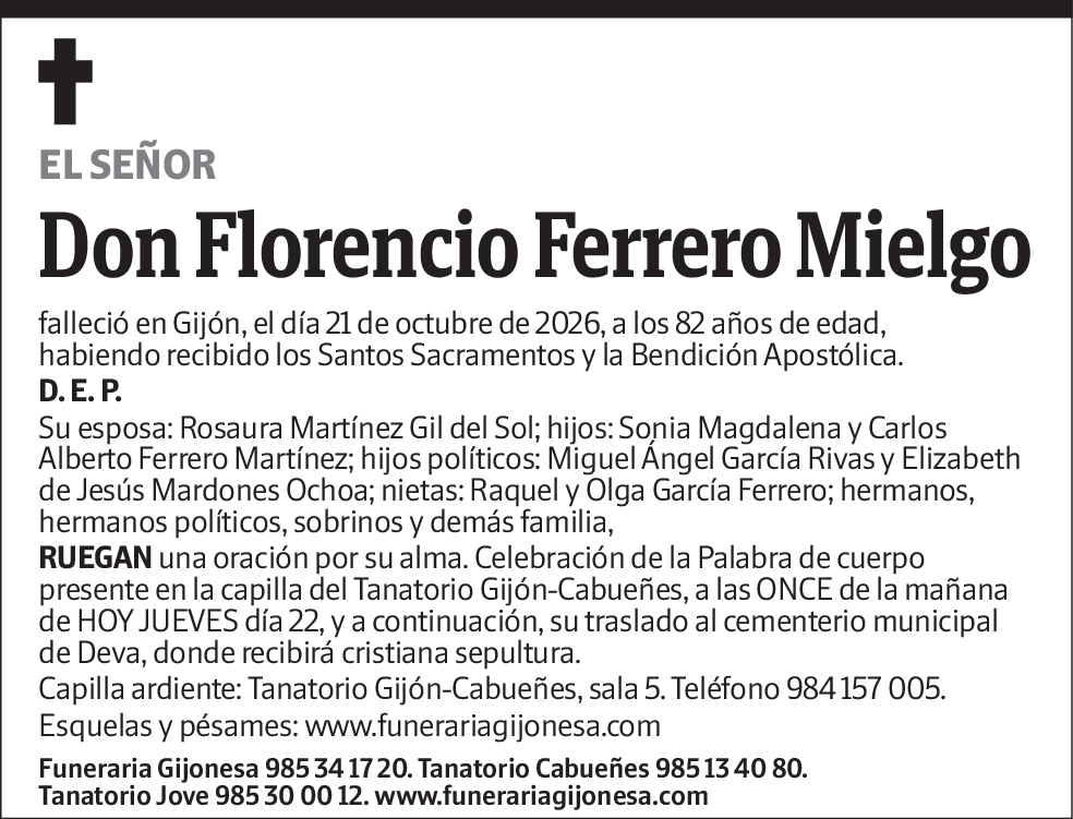 Florencio Ferrero Mielgo