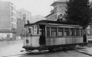 Últimos servicios del tranvía en Gijón