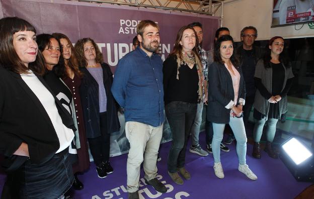 Lorena Gil, cabeza de la lista autonómica de Podemos.
/J. PAÑEDA