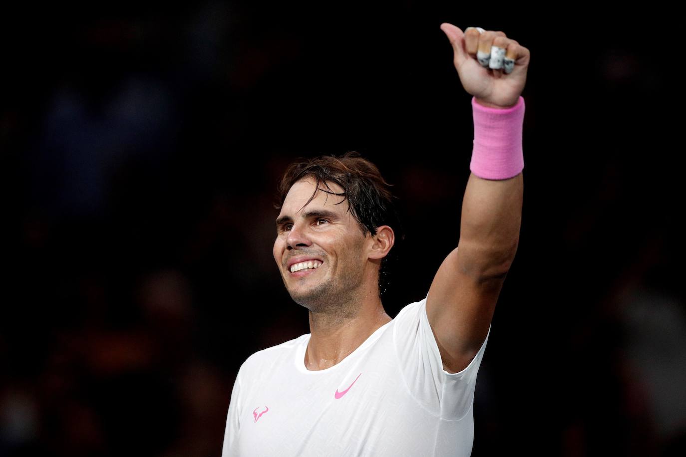 Rafa Nadal, durante el Masters 1.000 de París-Bercy. /EFE