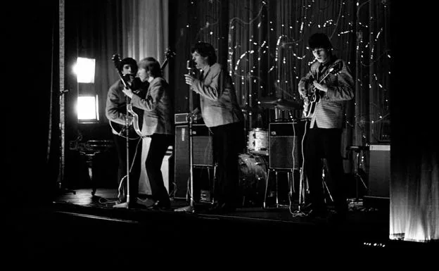 Los Rolling Stones, sobre el escenario.