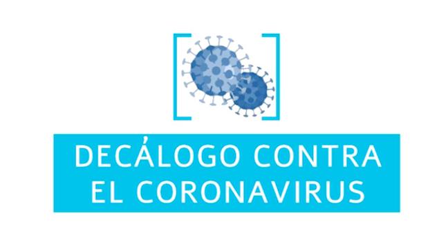 VIDEO: Decálogo contra el coronavirus