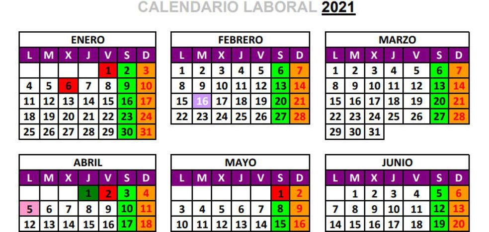 Los puentes y megapuentes del calendario laboral 2021 | El ...