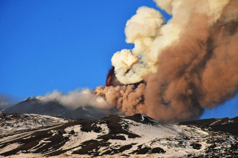 Fotos: El volcán Etna entra en erupción | El Comercio