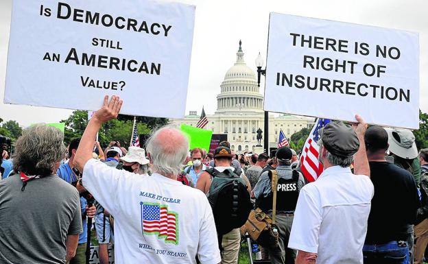 Asistentes a la marcha en Washington./Reuters
