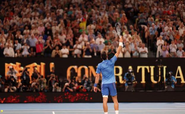 Djokovic tras alcanzar su décima final en Australia/REUTERS